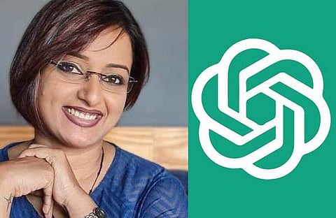 സ്വപ്ന , ചാറ്റ് ജിപിടി ലോഗോ/ഫെയ്സ്ബുക്ക്