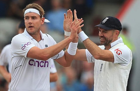 ബ്രോഡും ആൻഡേഴ്സനും/ എഎഫ്പി