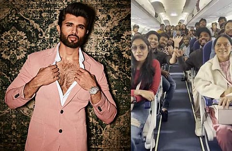 വിജയ് ദേവരക്കൊണ്ട/ ചിത്രം; ഫെയ്സ്ബുക്ക്, ആരാധകരുടെ മണാലി യാത്രയിൽ നിന്ന്/ വിഡിയോ സ്ക്രീൻഷോട്ട്