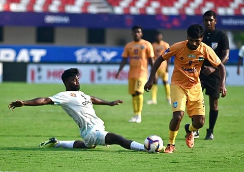 കേരളം- ഒഡിഷ മത്സരത്തിൽ നിന്ന്