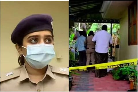 എസ്പി ഐശ്വര്യ ഡോങ്റെ, കൊല നടന്ന വീട്/ ടി വി ദൃശ്യം