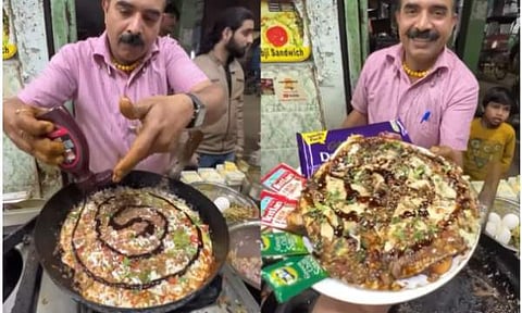 ചോക്ലേറ്റ് ഓംലെറ്റ് /ചിത്രം ഇൻസ്റ്റാഗ്രം സ്ക്രീൻഷോട്ട്