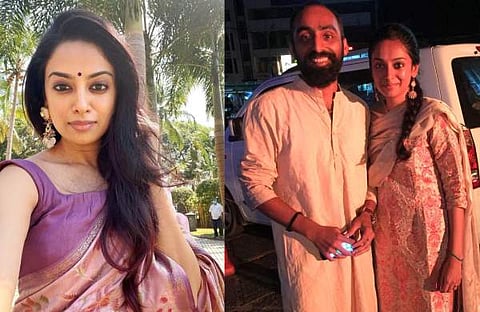 ഗൗതമി നായർ, ഗൗതമിയും ശ്രീനാഥും/ ചിത്രം; ഫെയ്സ്ബുക്ക്