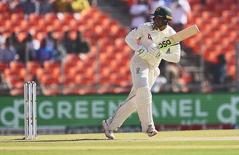 ഉസ്മാൻ ഖവാജയുടെ ബാറ്റിങ്/ പിടിഐ