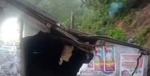 ശാന്തന്പാറയില് ലേബര് കാന്റീന് കാട്ടാന ആക്രമിച്ച നിലയില്, സ്ക്രീന്ഷോട്ട്