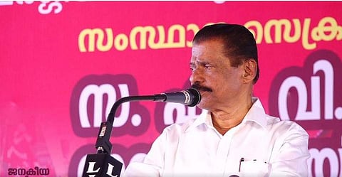 എംവി ഗോവിന്ദന് ജനകീയ പ്രതിരോധ ജാഥയില് സംസാരിക്കുന്നു/ഫെയ്സ്ബുക്ക്