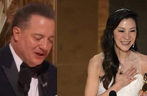 ബ്രണ്ടന് ഫ്രേസര്, മിഷേല് യോ, ട്വിറ്റര്