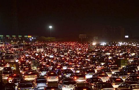 ഡൽഹി-ഗുരുഗ്രാം എക്സ്പ്രസ് വേ/ ചിത്രം: പിടിഐ