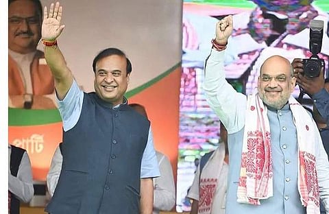 അമിത് ഷായ്ക്കൊപ്പം ഹിമന്ത ബിശ്വ ശര്മ