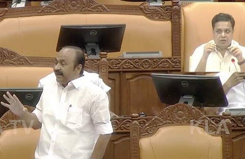 നിയമസഭയില് പ്രതിപക്ഷനേതാവ് സംസാരിക്കുന്നു