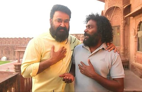 മോഹൻലാൽ, മണികണ്ഠൻ ആചാരി/ ചിത്രം ഫെയ്സ്ബുക്ക്