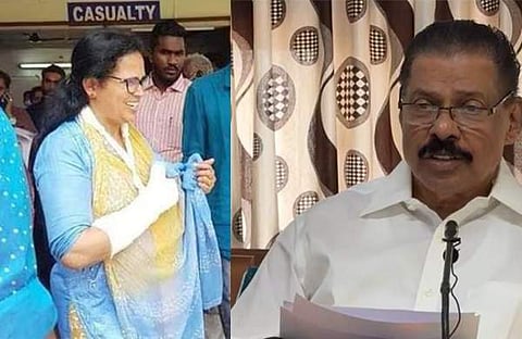 കെകെ രമ, എംവി ഗോവിന്ദൻ