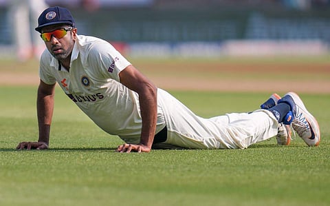 ഫീൽഡിങിനിടെ അശ്വിൻ/ പിടിഐ