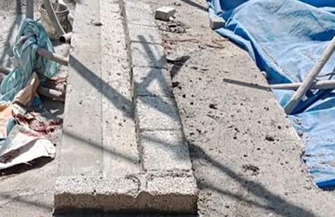 തകർന്നു വീണ സ്ലാബ് / ടിവി ദൃശ്യം