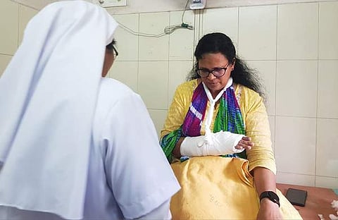 കെ കെ രമ ഫെയ്സ്ബുക്കില് പങ്കുവെച്ച ചിത്രം