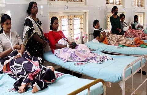 പരിക്കേറ്റ വാച്ച് ആന്റ് വാര്ഡുമാര് ആശുപത്രിയില്/ ചിത്രം: ന്യൂ ഇന്ഡ്യന് എക്സ്പ്രസ്