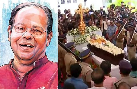 പൊലീസ് അന്തിമോപചാരം അര്പ്പിക്കുന്നു