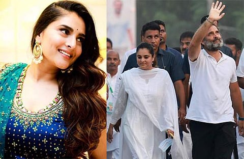 ദിവ്യ സ്പന്ദന, ദിവ്യ രാഹുല് ഗാന്ധിക്കൊപ്പം/ ചിത്രം; ഫെയ്സ്ബുക്ക്