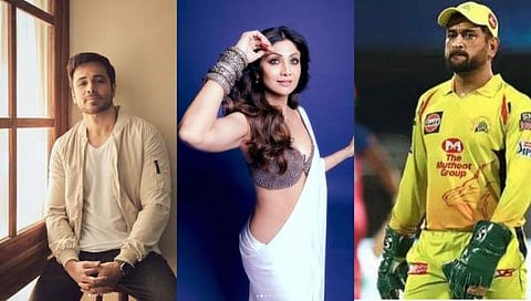 ഇമ്രാൻ ഹാഷ്മി, ശിൽപ ഷെട്ടി, ധോനി/ ചിത്രം ഇൻസ്റ്റാഗ്രാം