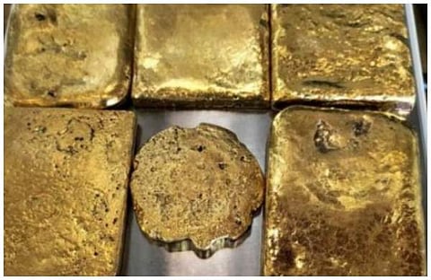 പിടികൂടിയ സ്വര്ണം