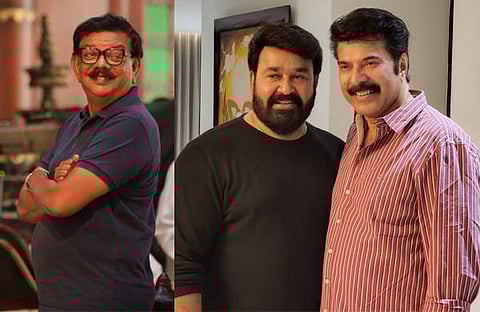 പ്രിയദർശൻ, മമ്മൂട്ടിയും മോഹൻലാലും/ ചിത്രം; ഫെയ്സ്ബുക്ക്