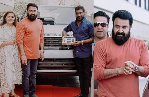 മോഹൻലാലും സുപ്രിയയും ആന്റണി പെരുമ്പാവൂരും പുതിയ റേഞ്ച് റോവറിനൊപ്പം/ ചിത്രം; ഇൻസ്റ്റഗ്രാം