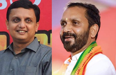 മുഹമ്മദ് റിയാസ്, കെ സുരേന്ദ്രന്/ ഫയല്