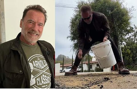 അര്നോള്ഡ്/ ഫെയ്സ്ബുക്ക്, അർനോൾഡ് റോഡിലെ കുഴിയടക്കുന്നു/ വിഡിയോ സ്ക്രീൻഷോട്ട്