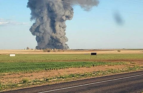 ഡയറിഫാമിൽ സ്ഫോടനം/ ചിത്രം ട്വിറ്റർ