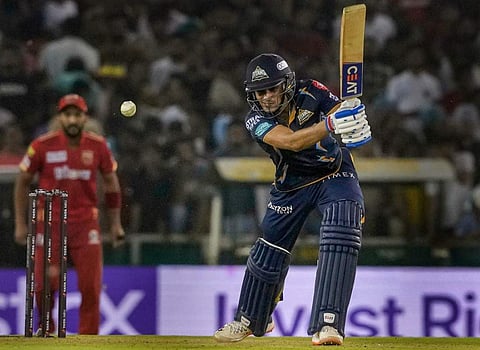 ശുഭ്മാൻ ഗില്ലിന്റെ ബാറ്റിങ്/ പിടിഐ