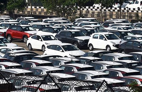 ചെന്നൈ തുറമുഖത്ത് കയറ്റുമതിക്കായി ഹ്യണ്ടായ് കാറുകള് പാര്ക്ക് ചെയ്തിരിക്കുന്നു, ഫയല്/ എക്സ്പ്രസ്