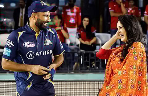 മുഹമ്മ് ഷമി, പ്രീതി സിന്റ/ ചിത്രം ഫെയ്സ്ബുക്ക്