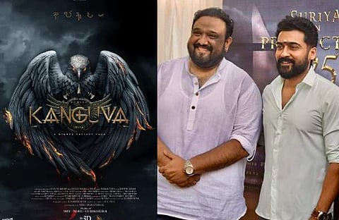 കങ്കുവ പോസ്റ്റർ, ശിവയും സൂര്യയും/ ട്വിറ്റർ