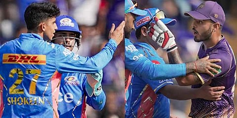 ഷൊകീനും നിതീഷും തമ്മിലുള്ള വാക്കുതർക്കം/ പിടിഐ