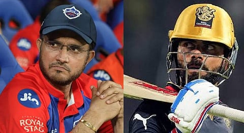 ഗാംഗുലി, കോഹ്ലി/ ട്വിറ്റർ