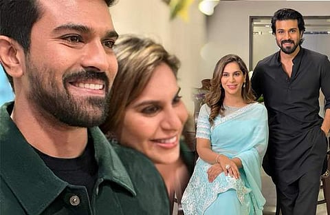 രാം ചരൺ ഭാര്യ ഉപാസനയ്ക്കൊപ്പം/ ഫെയ്സ്ബുക്ക്