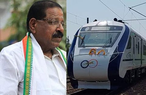 രാജ്മോഹൻ ഉണ്ണിത്താൻ, വന്ദേഭാരത് ട്രെയിൻ