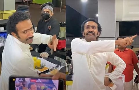 ഷൈൻ ടോം ചാക്കോ സഹോദരിയുടെ മനസമ്മത ചടങ്ങിൽ/ വിഡിയോ സ്ക്രീൻഷോട്ട്