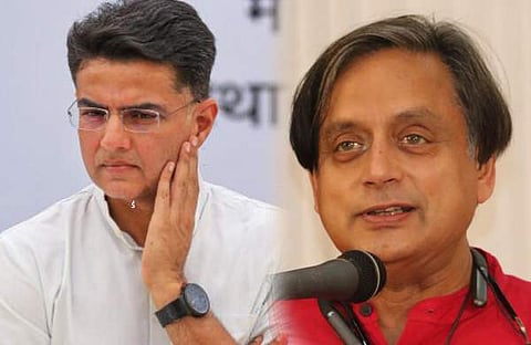 സച്ചിൻ പൈലറ്റ്, ശശി തരൂർ