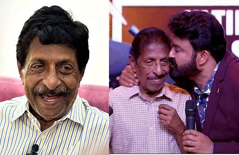 ശ്രീനിവാസൻ/ എക്സ്പ്രസ് ചിത്രം, ശ്രീനിവാസനെ ചുംബിക്കുന്ന മോഹൻലാൽ/ ഫയൽ ചിത്രം