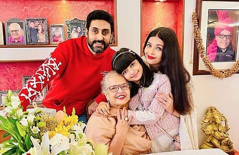 ഐശ്വര്യ റായി ബച്ചൻ, അഭിഷേക് ബച്ചനൊപ്പം ആരാധ്യ/ ചിത്രം ഇൻസ്റ്റാഗ്രം