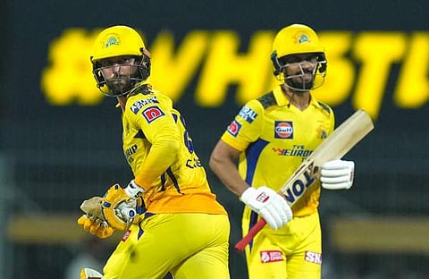 ഡെവോൺ കോൺവെയും ഋതുരാജ് ഗെയ്ക്വാദും/ ചിത്രം: പിടിഐ