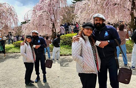 മോഹൻലാലും സുചിത്രയും/ ഫെയ്സ്ബുക്ക്