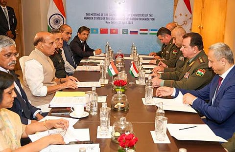 ചൈനീസ് പ്രതിരോധമന്ത്രിയുമായുള്ള രാജ്നാഥ് സിങിന്റെ കൂടിക്കാഴ്ച/ ട്വിറ്റര്