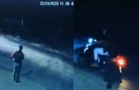 അക്രമിയുടെ സിസിടിവി ദൃശ്യങ്ങള്