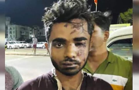 പിടിയിലായ ഷാറൂഖ് സെയ്ഫി/ ടിവി ദൃശ്യം