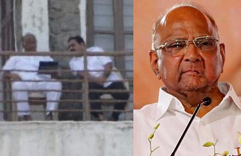 അല്ക്ക പങ്കുവച്ച ചിത്രം, ശരദ് പവാര്