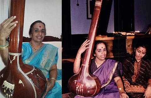 സുകുമാരി നരേന്ദ്രമേനോന് മകള്ക്കൊപ്പം/ഫയല്