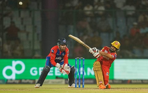 പ്രഭ്സിമ്രാന്റെ ബാറ്റിങ്/ പിടിഐ