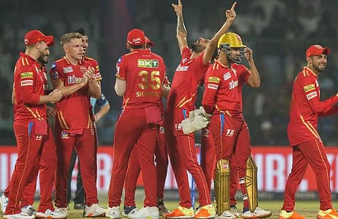 ഡേവിഡ് വാര്ണറെ പുറത്താക്കിയതില് പഞ്ചാബ് താരങ്ങളുടെ ആഹ്ലാദ പ്രകടനം, പിടിഐ